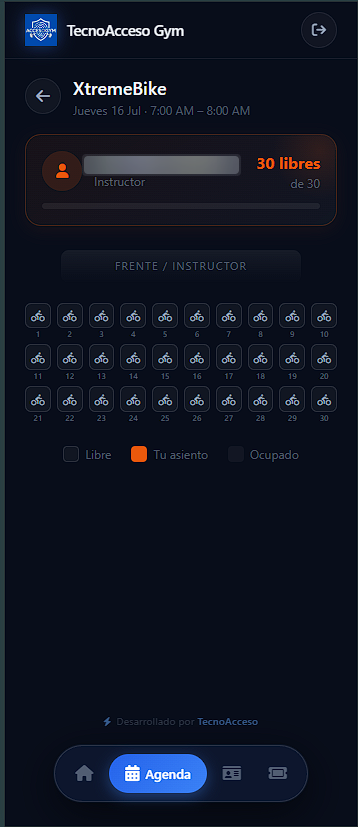 App móvil del cliente